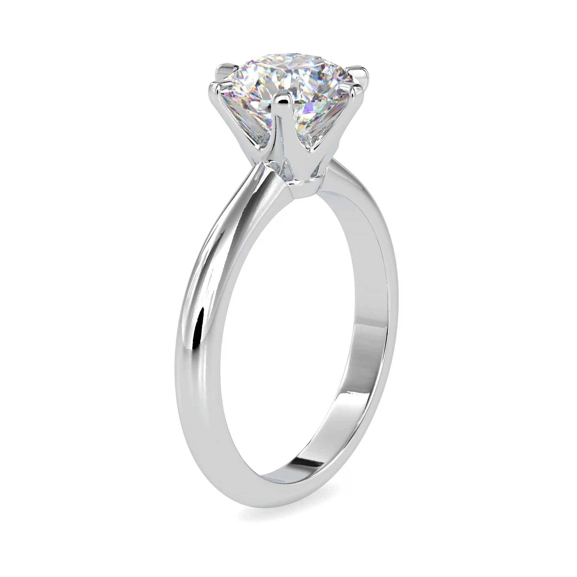0.30cts. Solitaire Platinum Engagement Ring JL PT 0174