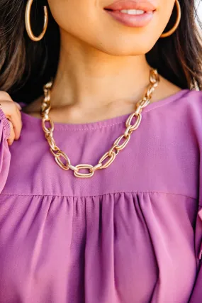 Easy Affection Gold Chain Necklace