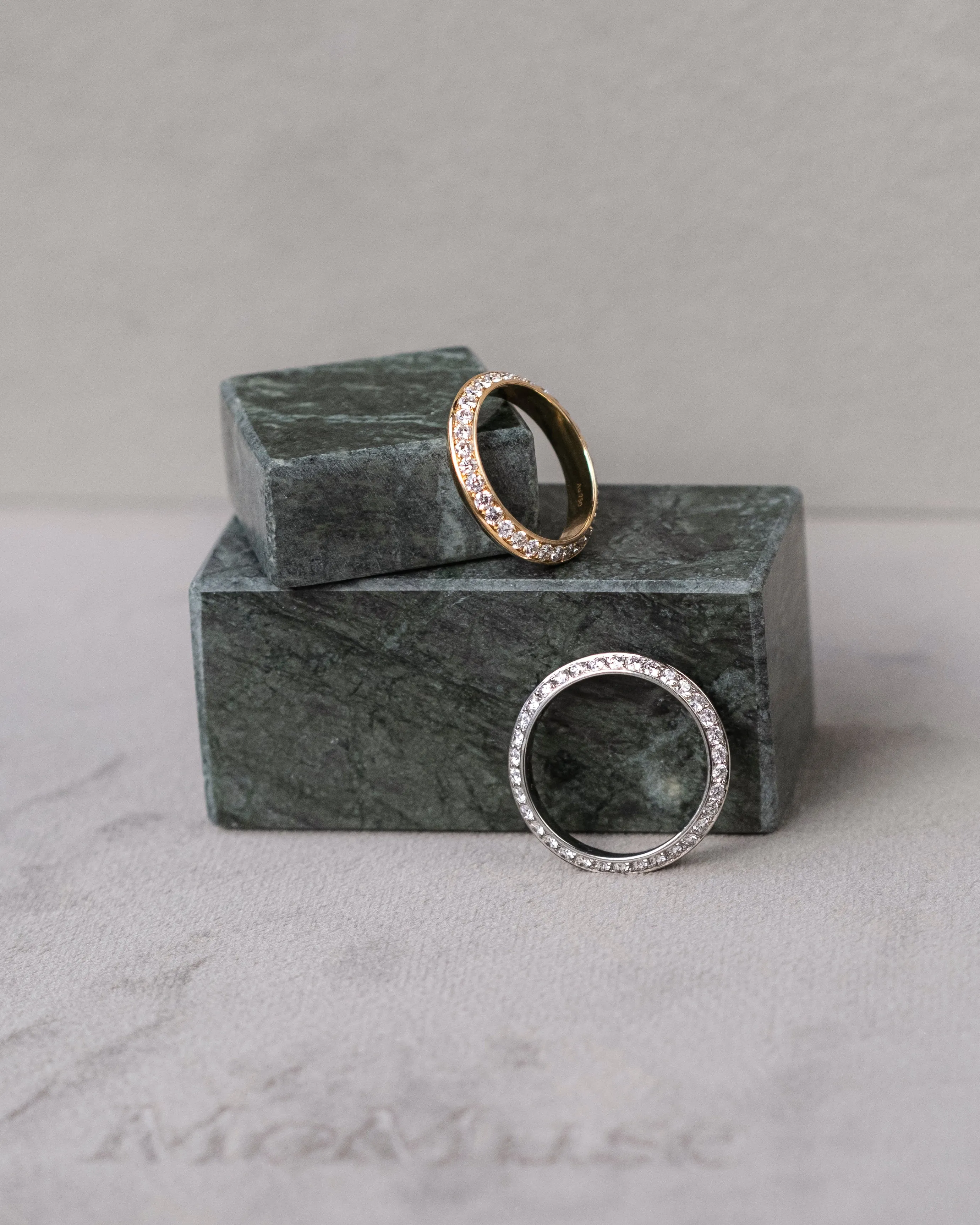 Milestone Duo 0.85ct Ring – Platinum
