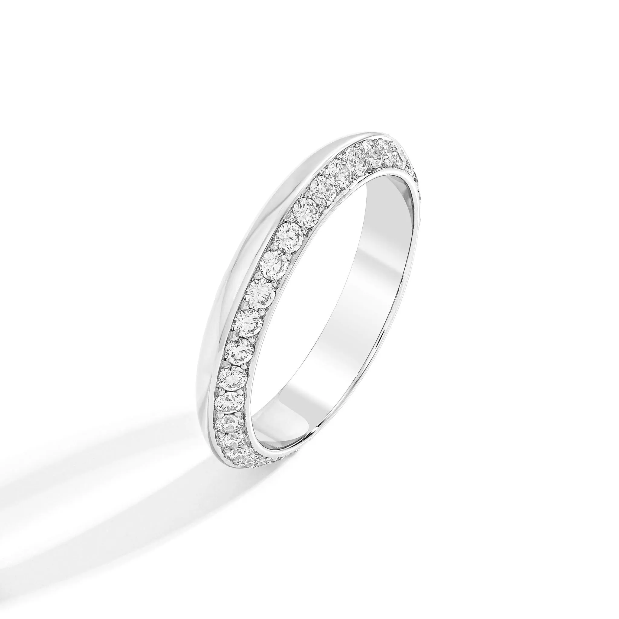 Milestone Duo 0.85ct Ring – Platinum
