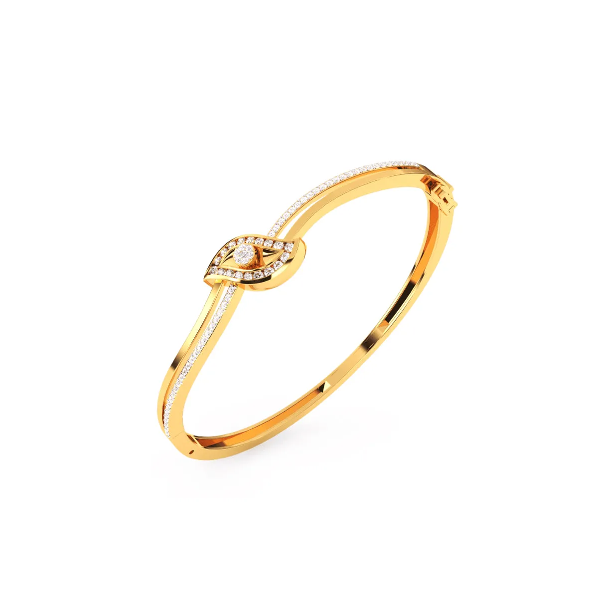 Modern Evil Eyes Diamond Bracelet